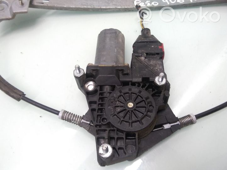 Peugeot 406 Regulador de puerta delantera con motor 194543106