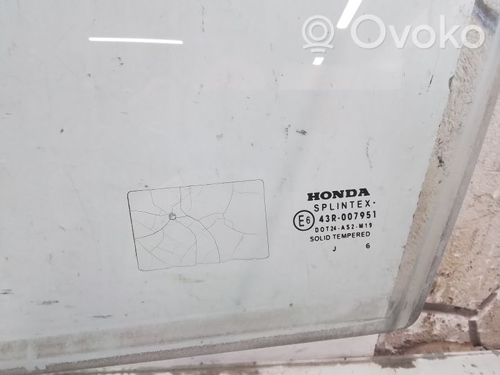 Honda Civic Vetro del finestrino della portiera anteriore - quattro porte 43R007951