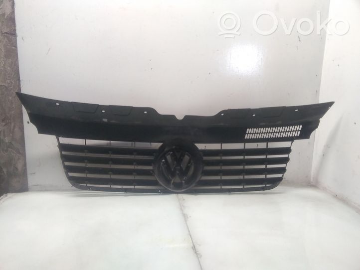 Volkswagen Transporter - Caravelle T5 Grille calandre supérieure de pare-chocs avant 7H0807101