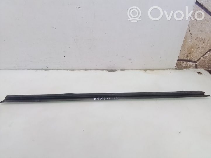 BMW 3 E46 Front door glass trim molding 