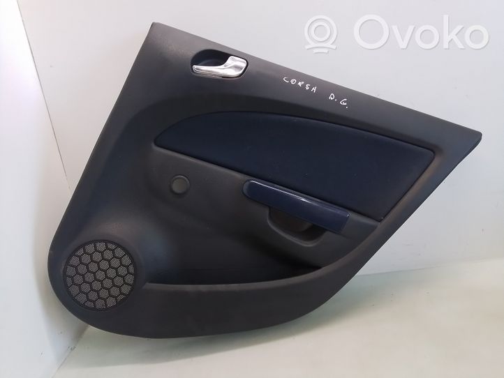 Opel Corsa D Rear door card panel trim 