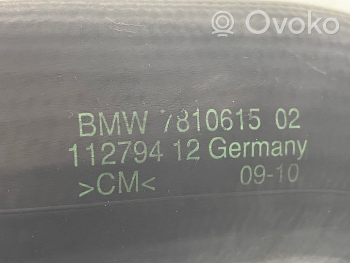 BMW 5 F10 F11 Wąż / Rura intercoolera 7810615