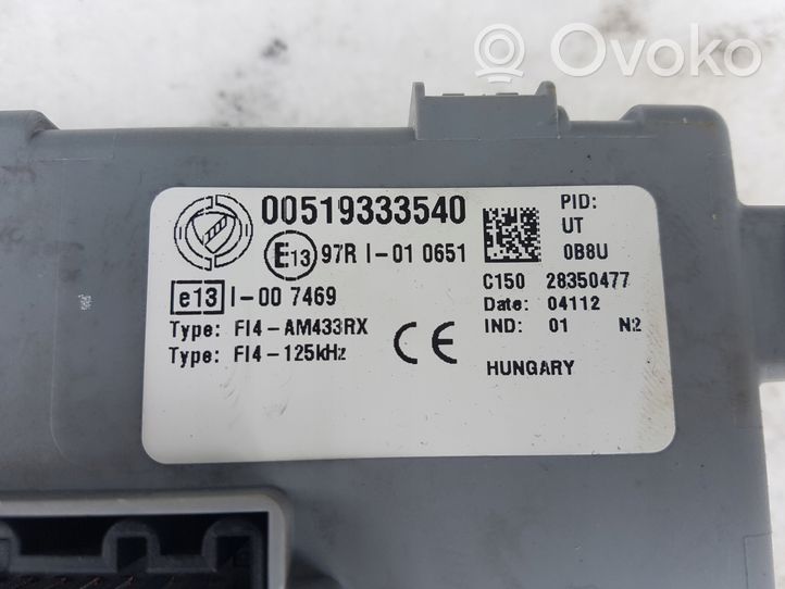 Fiat Panda III Kit calculateur ECU et verrouillage 55246933