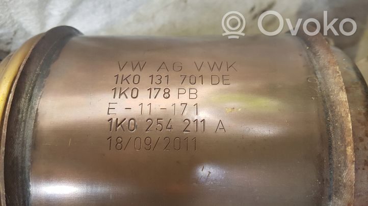 Volkswagen Eos Katalizatorius/ FAP/DPF kietųjų dalelių filtras 1K0131701DE