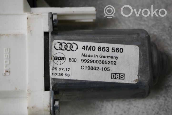 Audi SQ7 Silniczek kurtyny szyby tylnej 4M0863560