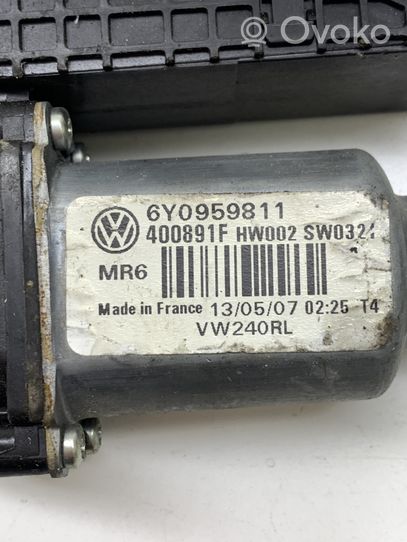 Volkswagen Polo IV 9N3 Takaoven ikkunan nostomoottori 6Y0959811