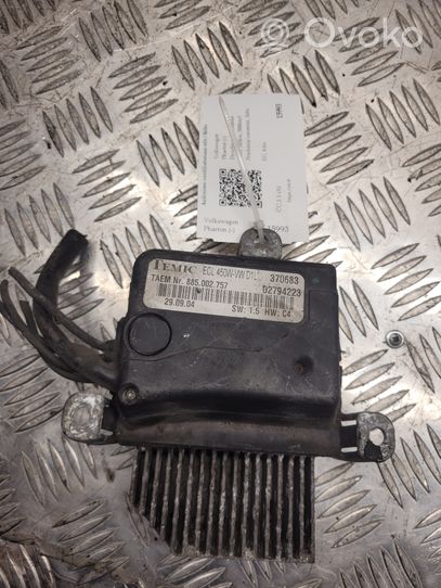 Volkswagen Phaeton Coolant fan relay 885002757