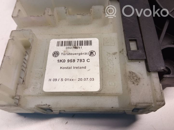 Volkswagen Touran I Moteur de lève-vitre de porte avant 1T0959701