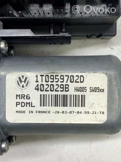 Volkswagen Cross Touran I Priekinis varikliukas langų pakėlėjo 1T0959702D