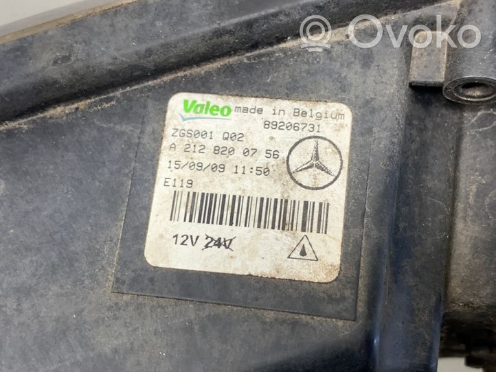 Mercedes-Benz E A207 Feu antibrouillard avant A2128200756