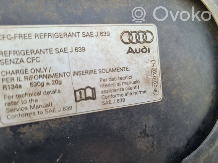 Audi A6 S6 C6 4F Vano motore/cofano 4F0010189H