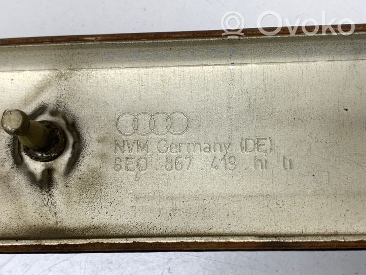 Audi A4 S4 B6 8E 8H Ozdoba tunelu środkowego 8E0867419