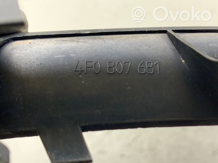 Audi A6 S6 C6 4F Pretmiglas luktura dekoratīvais režģis 4F0807681