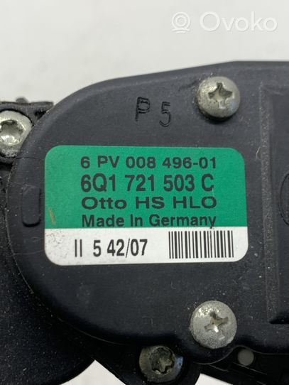 Skoda Roomster (5J) Pedał gazu / przyspieszenia 6Q1721503C