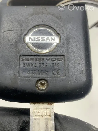 Nissan Almera N16 Chiave/comando di accensione 5WK4876