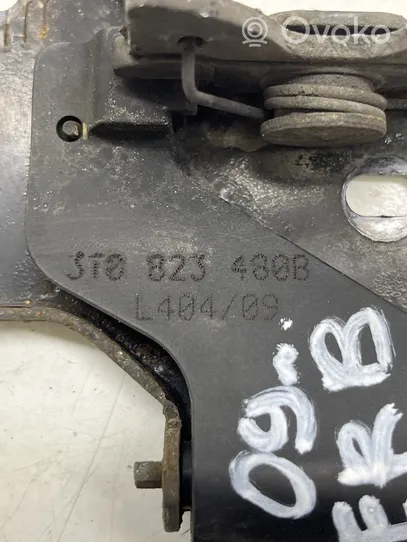 Skoda Superb B6 (3T) Rygiel / Zaczep zamka pokrywy przedniej / maski silnika 3T0823480B