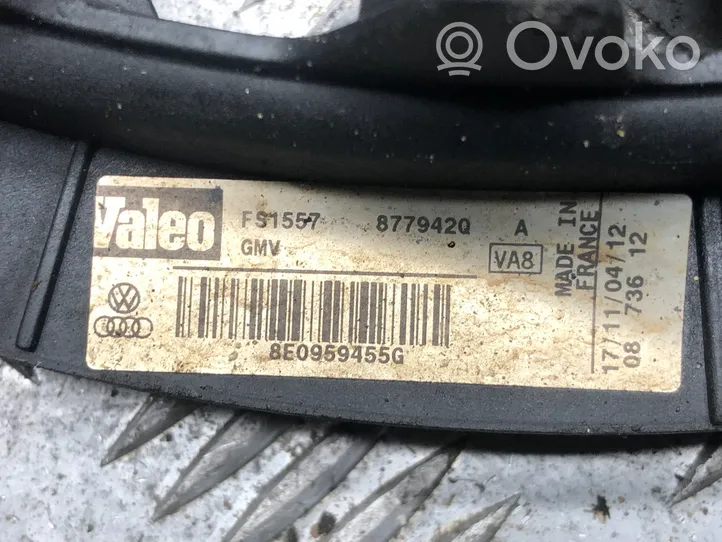 Audi A4 S4 B7 8E 8H Elektrinis radiatorių ventiliatorius 8E0959455G