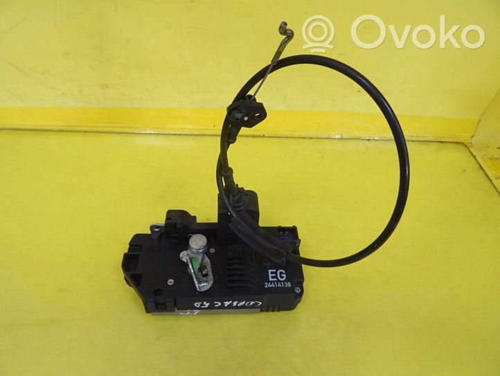 Opel Corsa C Rear door lock 24414138