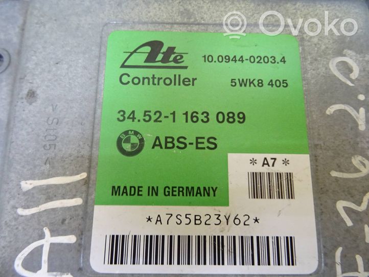 BMW 3 E36 ABS-ohjainlaite/moduuli 34.52-1163089