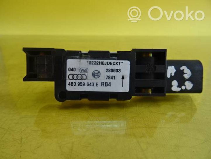 Audi A6 S6 C6 4F Airbag deployment crash/impact sensor 4B0959643E