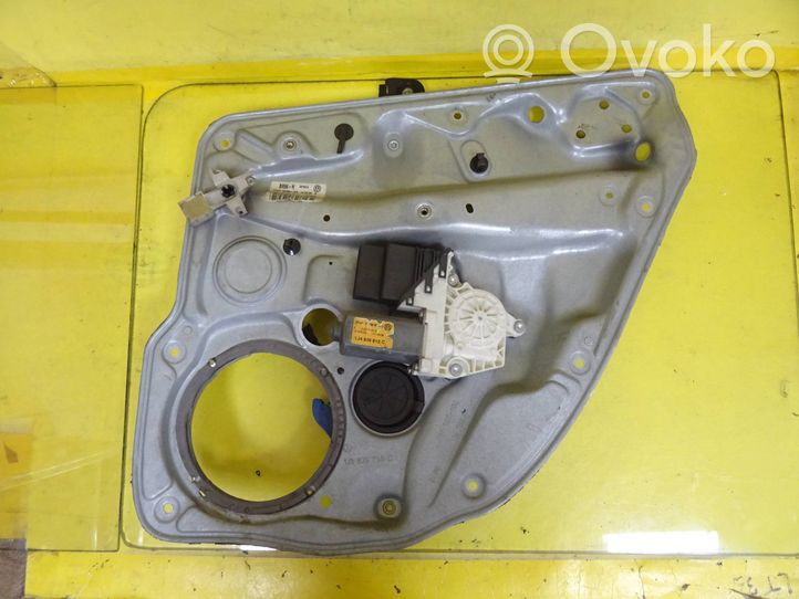 Volkswagen Bora Silniczek podnoszenia szyby drzwi tylnych 1J4959812C