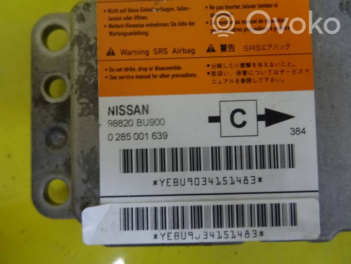 Nissan Almera Tino Oro pagalvių valdymo blokas 98820BU900