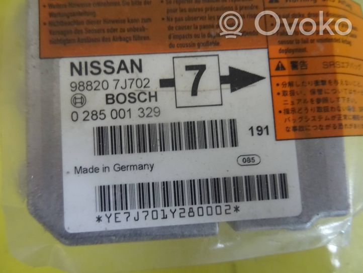 Nissan Primera Turvatyynyn ohjainlaite/moduuli 988207J702