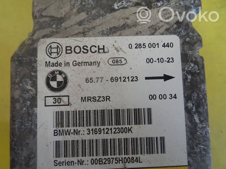BMW 3 E46 Sterownik / Moduł Airbag 65776912123