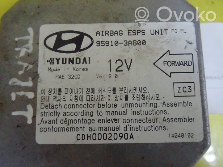 Hyundai Trajet Centralina/modulo airbag 959103A600