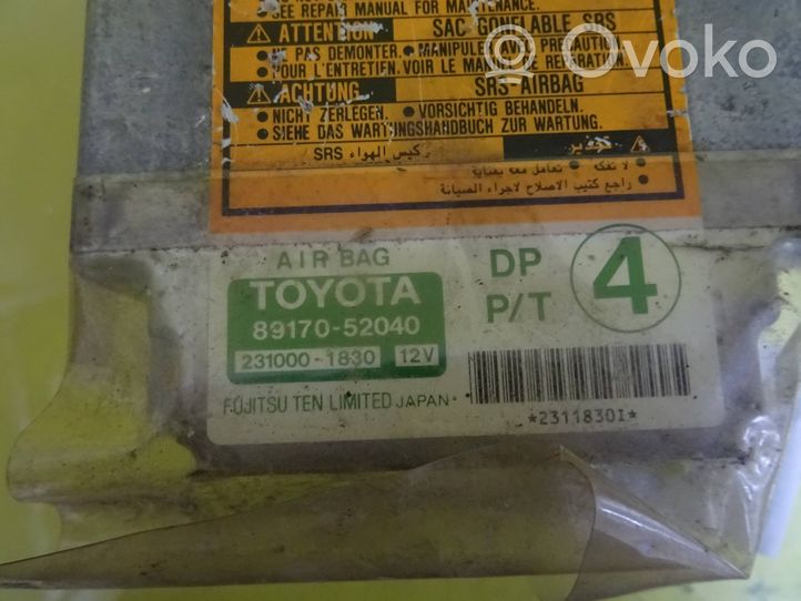 Toyota Yaris Airbagsteuergerät 8917052040