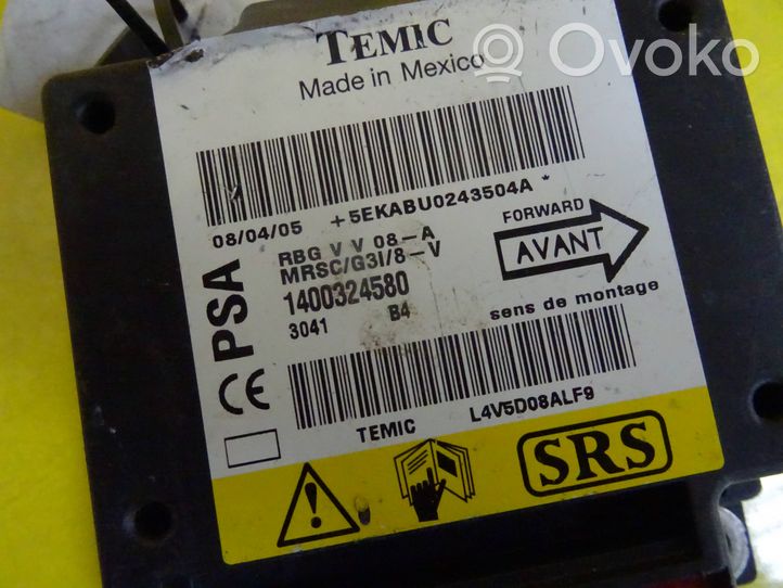 Citroen C8 Airbag control unit/module 1400324580