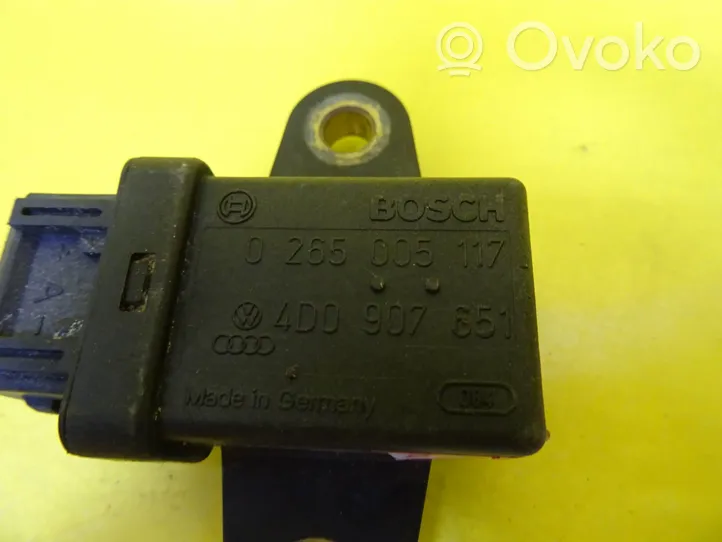 Audi A8 S8 D2 4D Airbag deployment crash/impact sensor 4D0907651