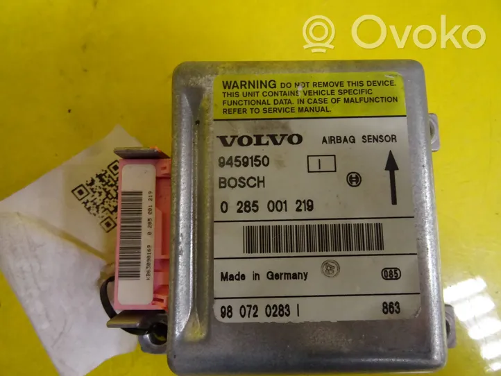 Volvo S70  V70  V70 XC Centralina/modulo airbag 9459150