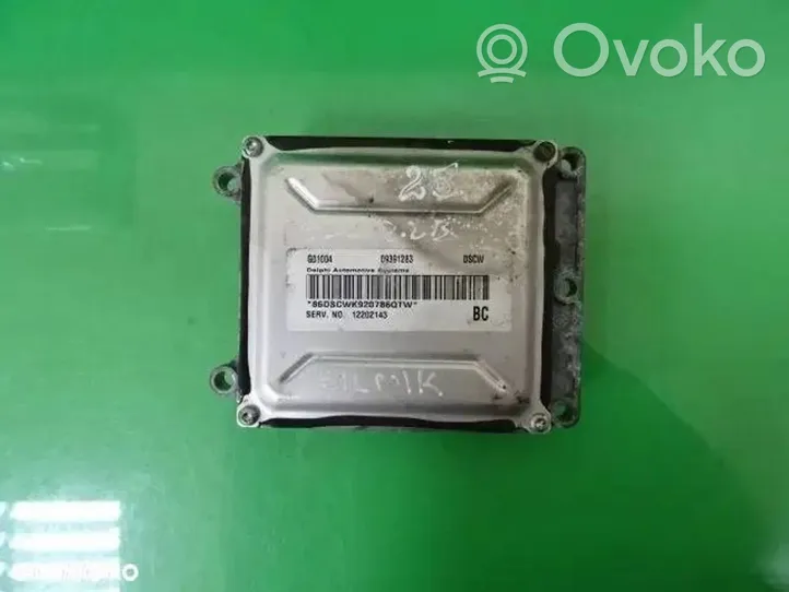 Opel Astra G Sterownik / Moduł ECU 09391283