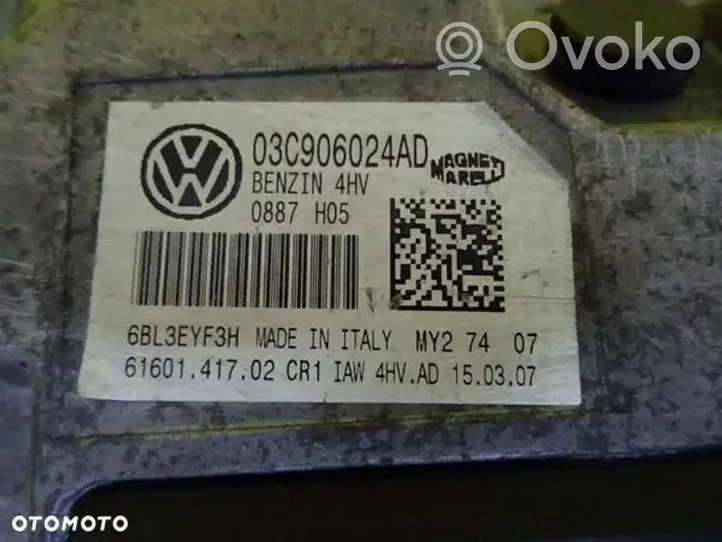 Volkswagen Polo IV 9N3 Centralina/modulo del motore 03C906024AD