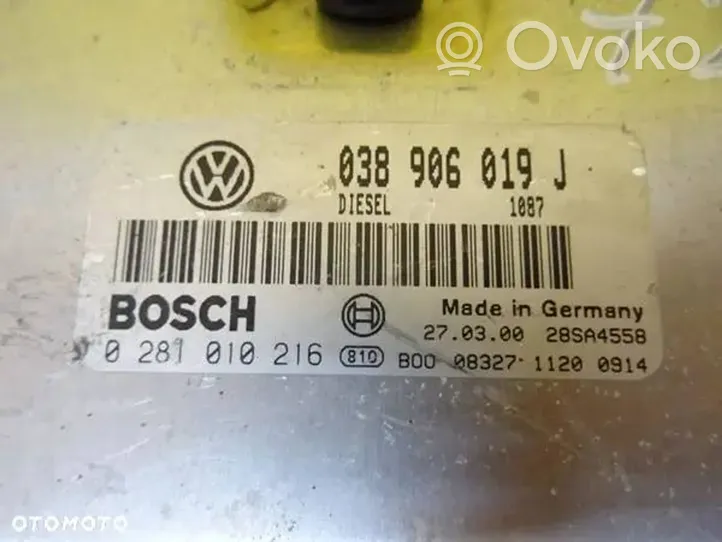 Volkswagen Sharan Sterownik / Moduł ECU 038906019J