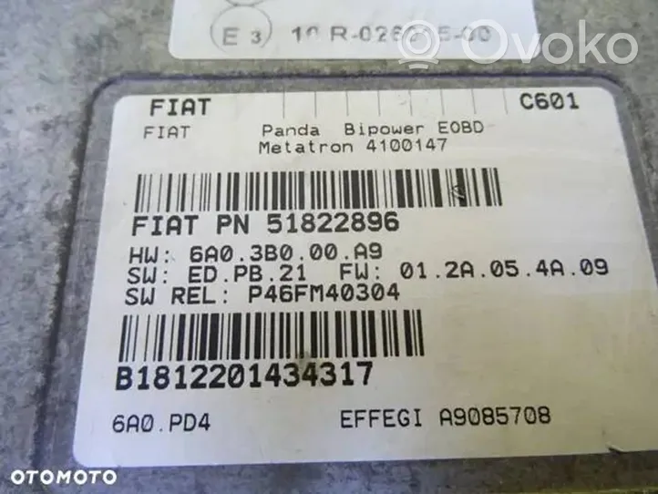 Fiat Panda II Sterownik / Moduł ECU 51822896