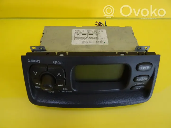 Toyota Yaris Panel / Radioodtwarzacz CD/DVD/GPS 8611052020B0