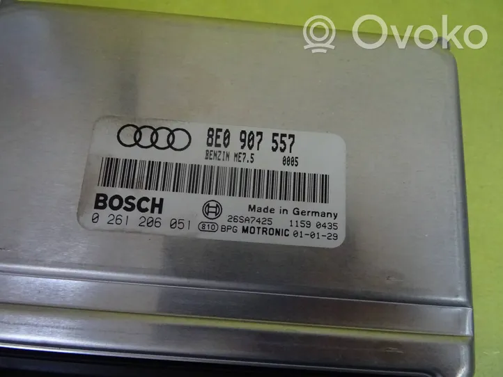 Audi A4 S4 B6 8E 8H Calculateur moteur ECU 8E0907557