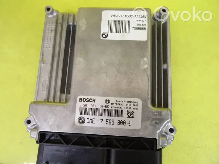 BMW 3 E90 E91 Calculateur moteur ECU 0261201160