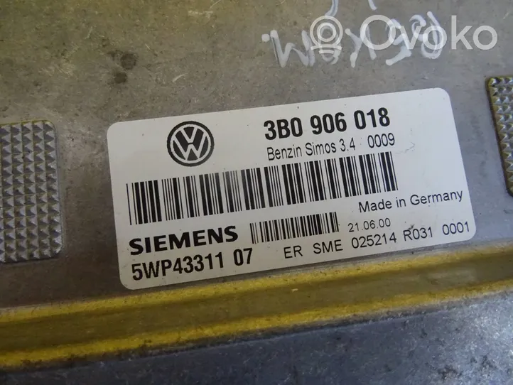 Volkswagen PASSAT B5.5 Centralina/modulo del motore 5WP4331107