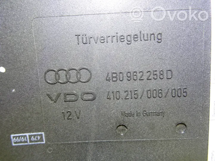 Audi A6 S6 C5 4B Mukavuusmoduuli 4B0962258D