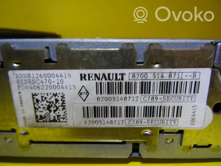Renault Laguna II Radio/CD/DVD/GPS-pääyksikkö 8200514871