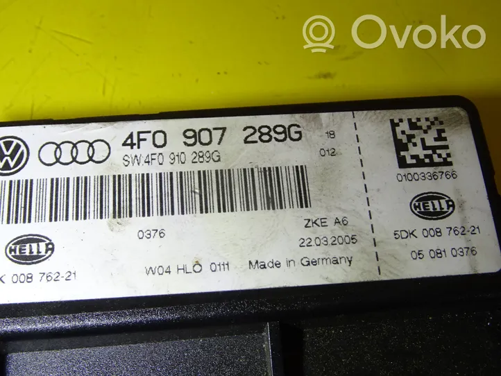 Audi A6 S6 C6 4F Comfort/convenience module 4F0907289G