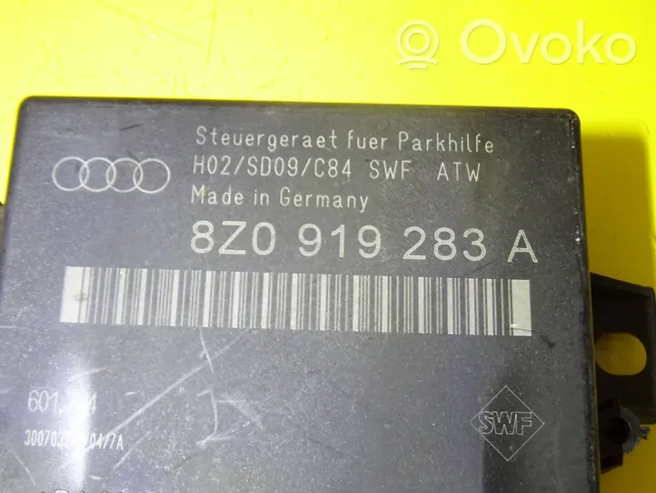 Audi A4 S4 B6 8E 8H Sterownik / Moduł parkowania PDC 8Z0919283A