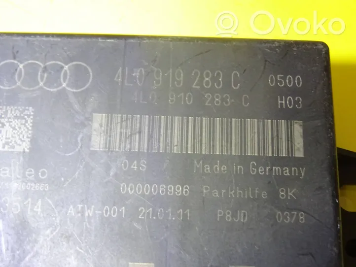 Audi A6 S6 C6 4F Pysäköintitutkan (PCD) ohjainlaite/moduuli 4L0919283C