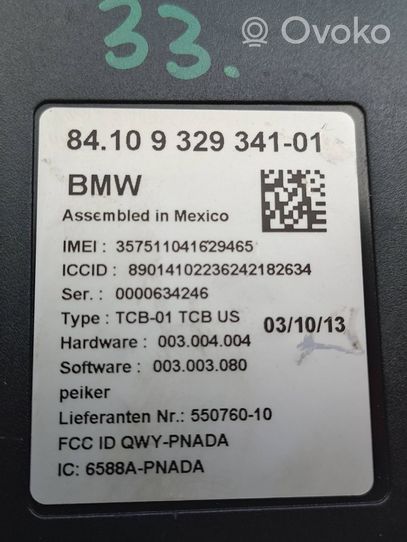 BMW X3 F25 Module unité de contrôle Bluetooth 9329341
