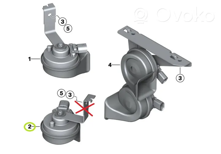 Audi A6 S6 C6 4F Signal sonore 7300976