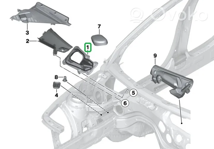 BMW M4 F82 F83 Other engine bay part 9295461