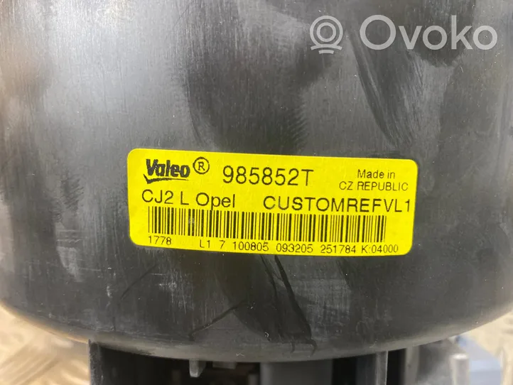 Opel Signum Wentylator nawiewu / Dmuchawa 985852T